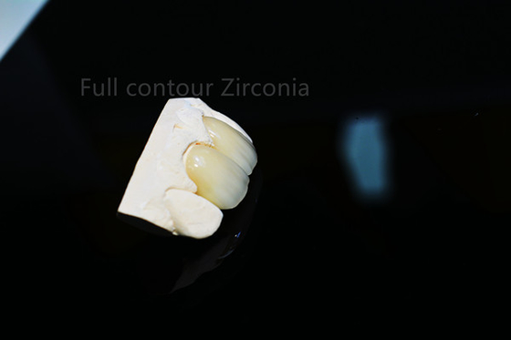 Ανθεκτική πλήρης κεραμική Zirconia μορφή συνήθειας κορωνών λεπτή όμορφη